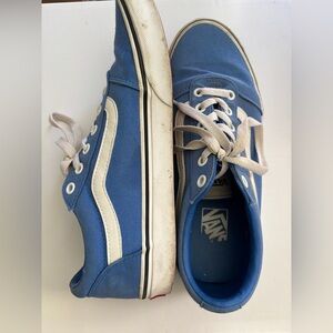 Vans Vibrant Blue Sneakers with White Laces